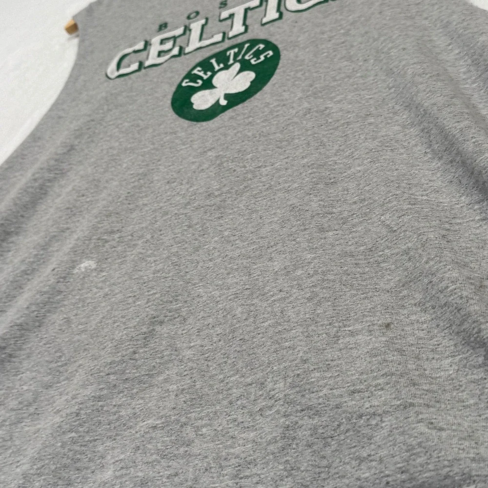 Adidas Gray Boston Celtics Muscle Tank XL